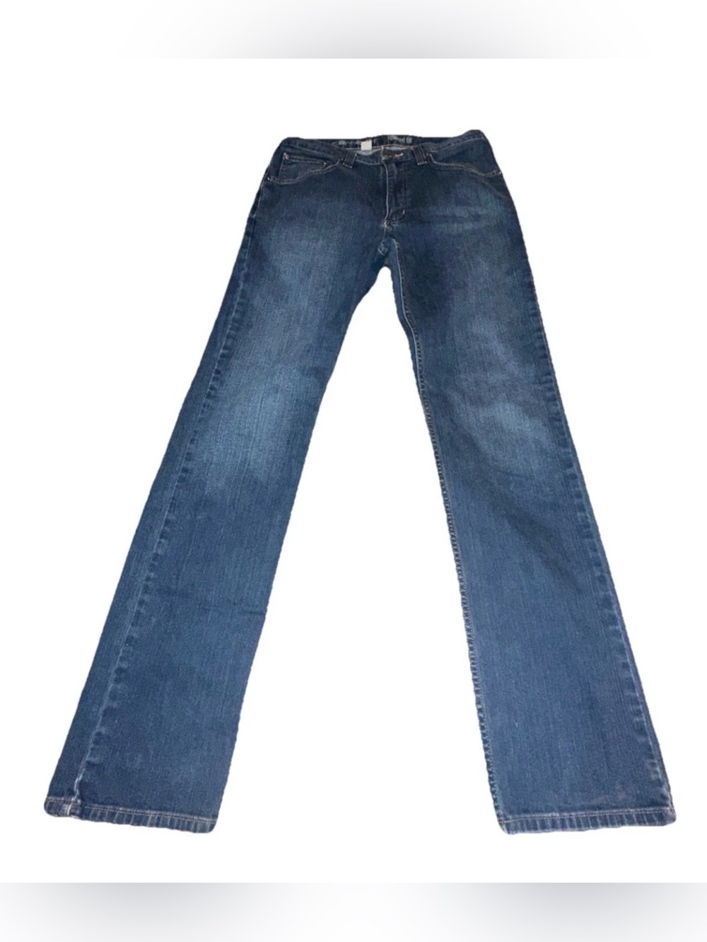 Carhartt Rugged Flex Jeans Mens 32X34 Relaxed Fit Straight Blue Denim Comfort